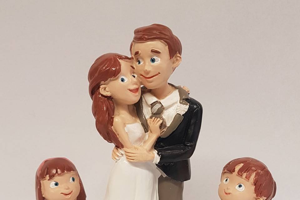 Cake toppers con bambini