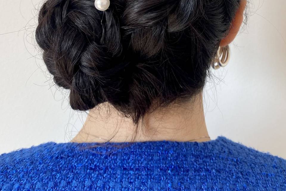 Raccolto con treccia olandese