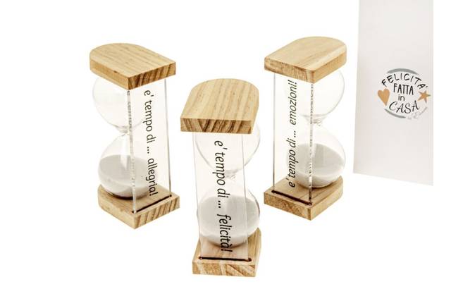 Clessidra scritte laterali