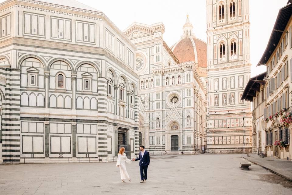 Engagement in Florence