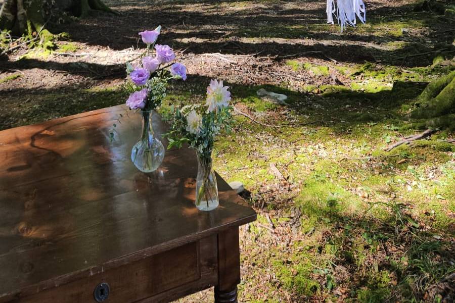 Allestimento sul bosco