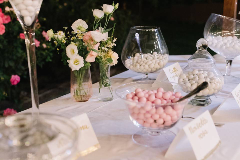 Confettata allestita