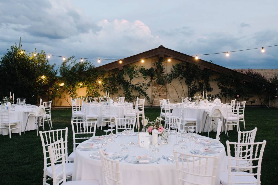 Allestimento tavoli