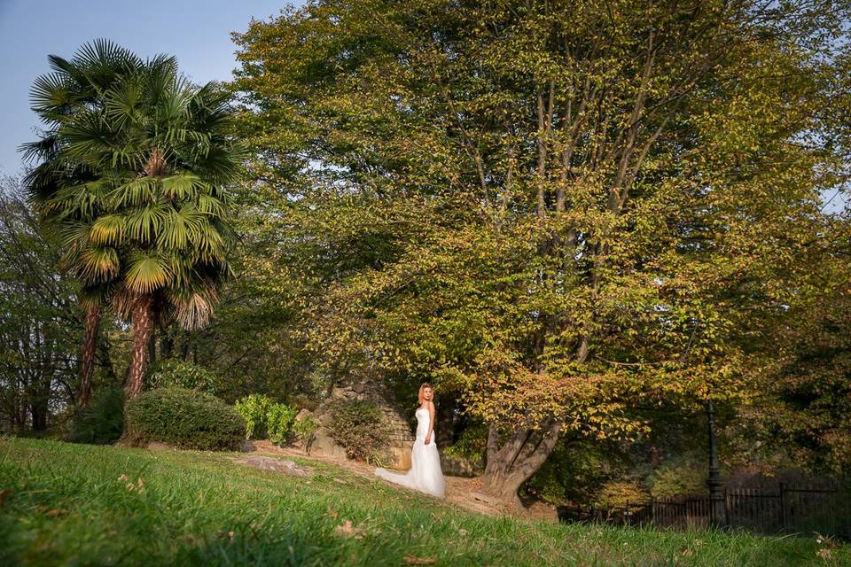 Giardino in autunno