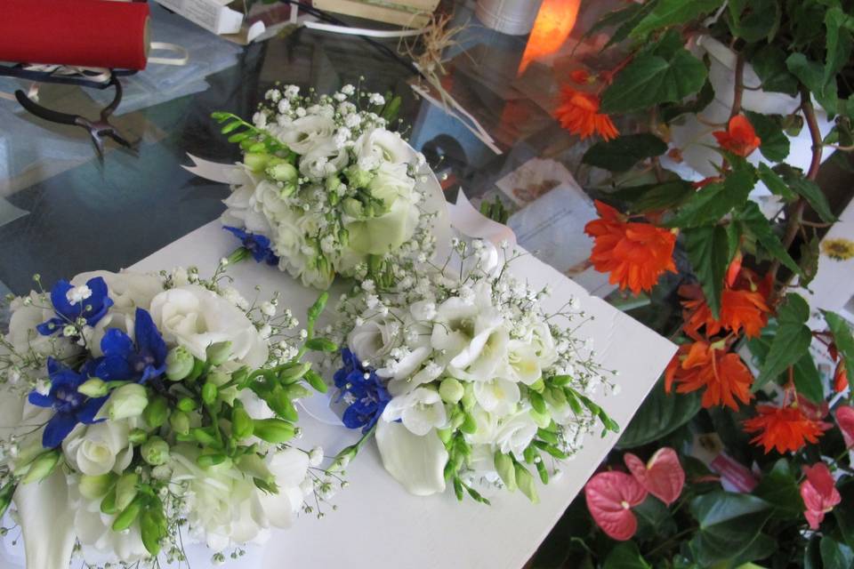 Bouquet con eucaris