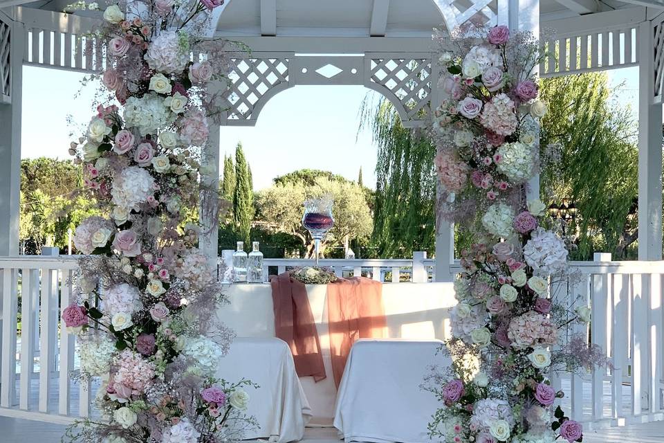 Pink wedding