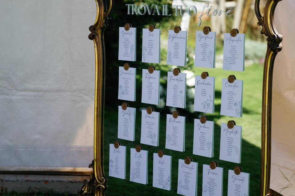 Tableau mariage