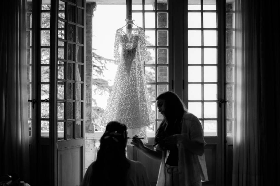 Preparazione in villa