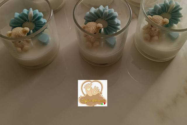 Candele naturali in vetro