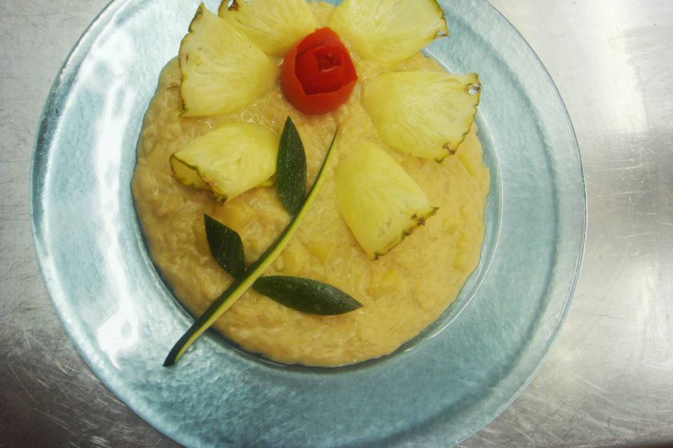 Risotto all'ananas