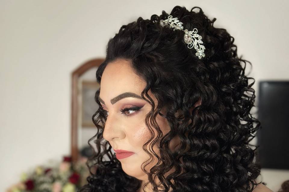 Sposa capelli ricci