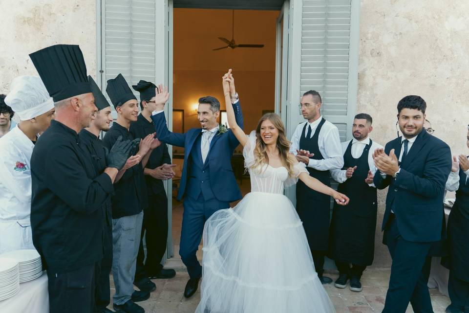 Arrivo al ristorante