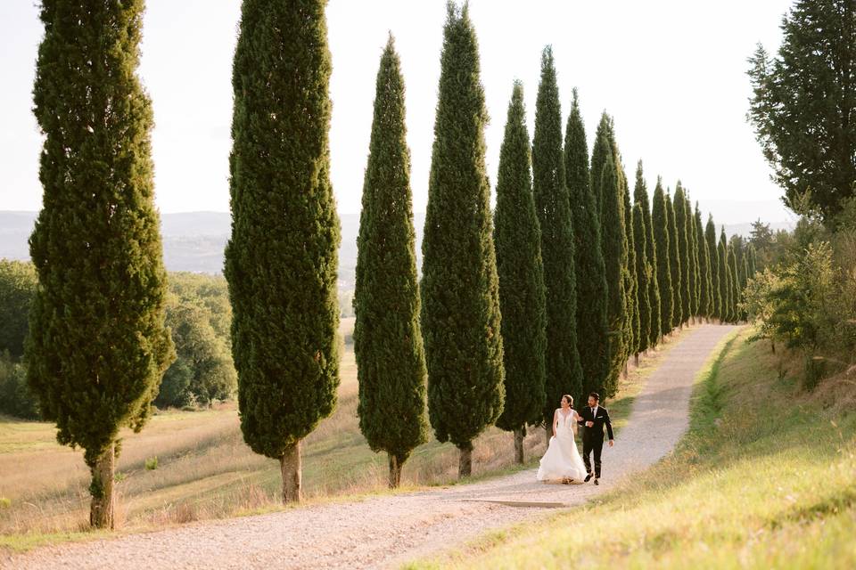Sposi nel chianti