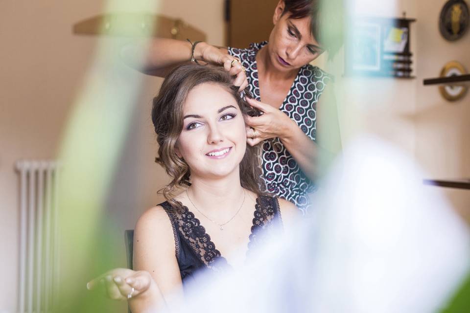 Preparazione sposa