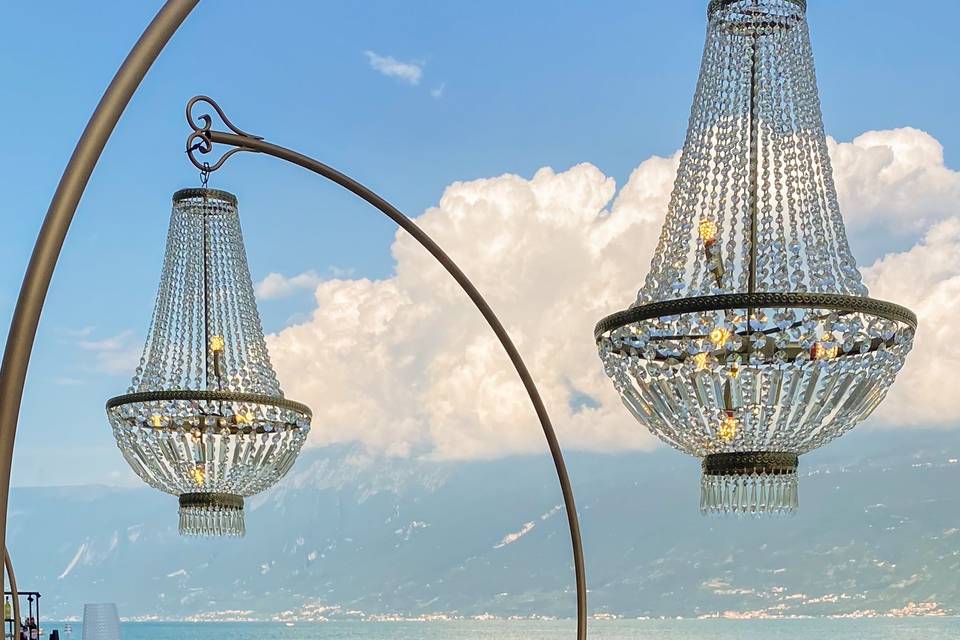 Lampadari con archi