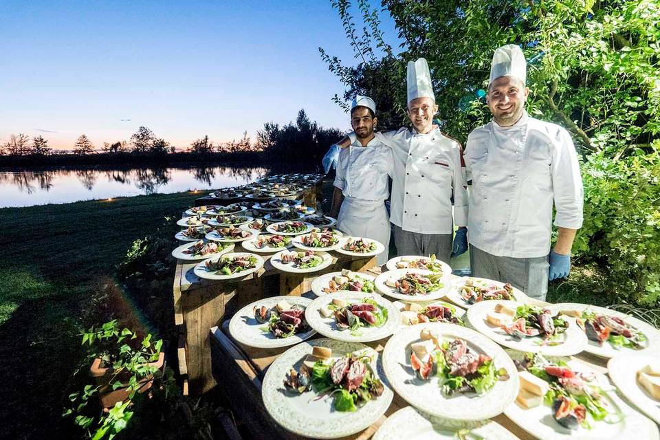 Cena sotto le stelle Oasi Loto