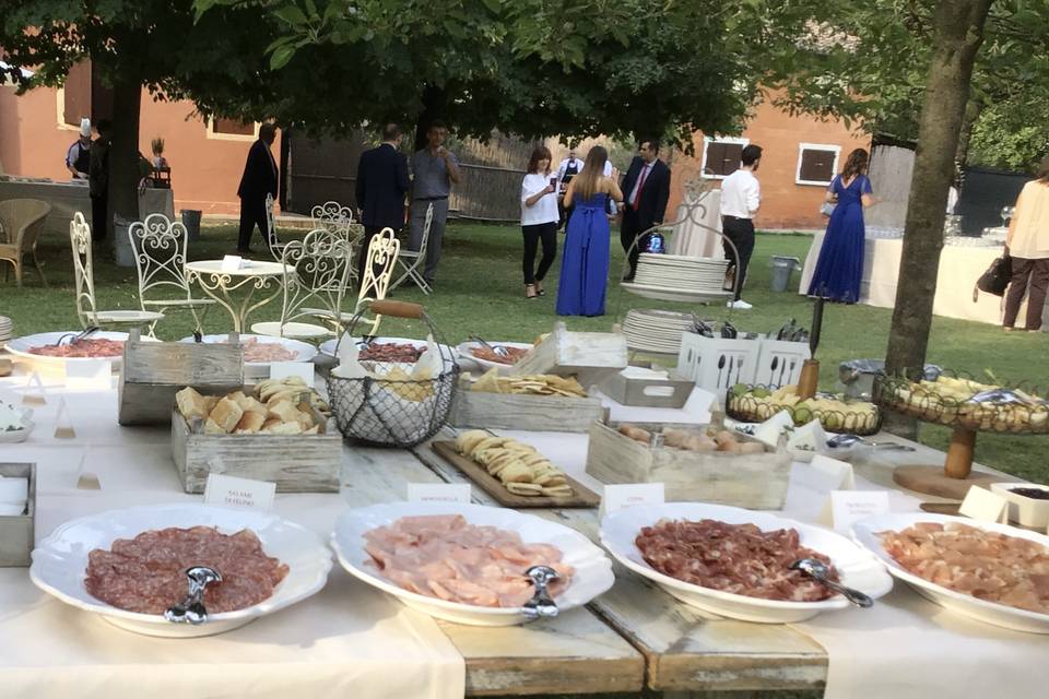 Buffet benvenuto - giardino