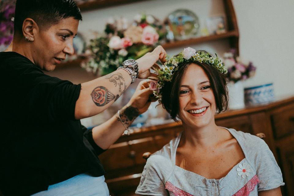 Preparazione della sposa