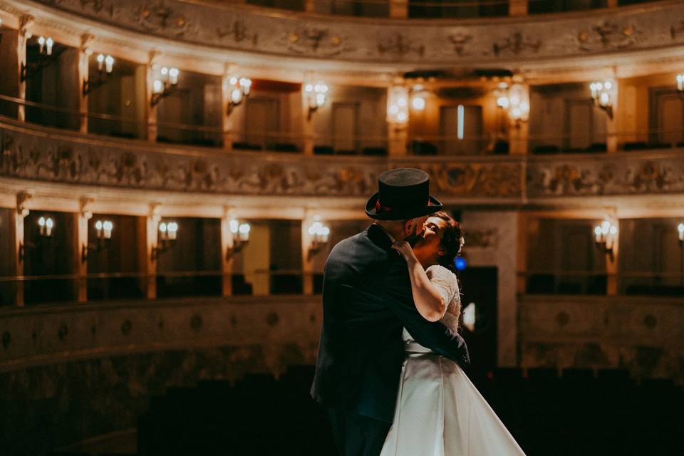 Matrimonio in teatro a Imola