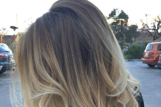 Piega con balayage