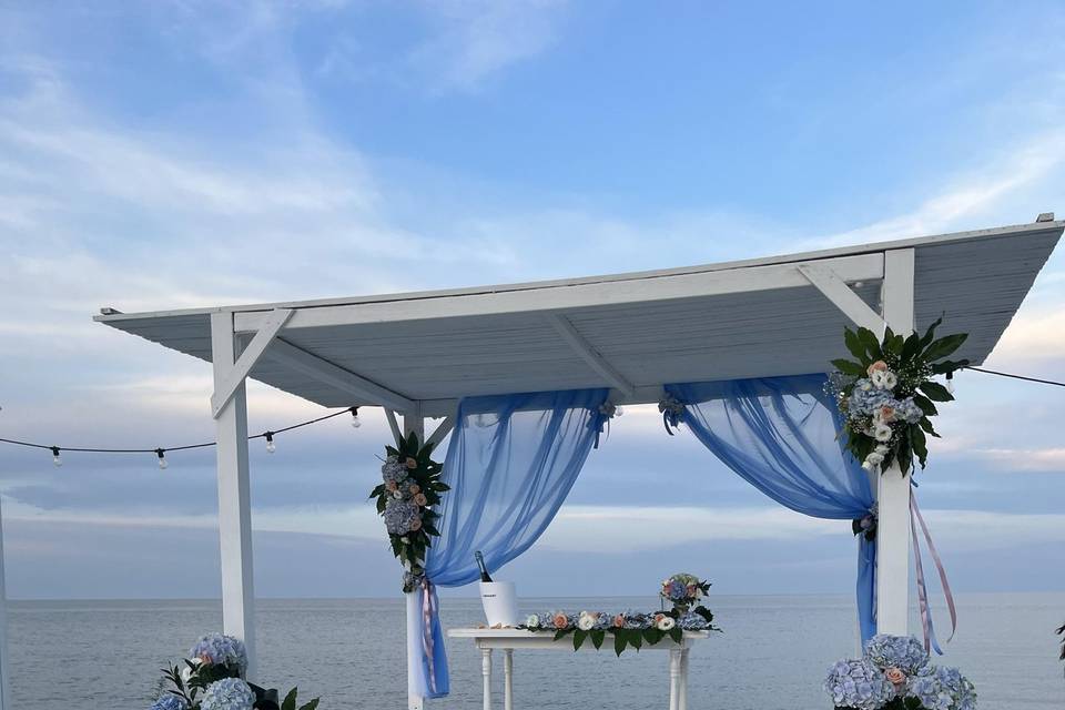 Matrimonio vista mare