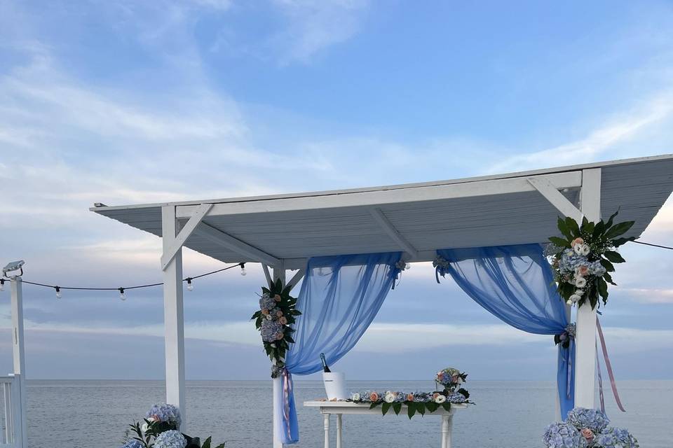 Matrimonio vista mare