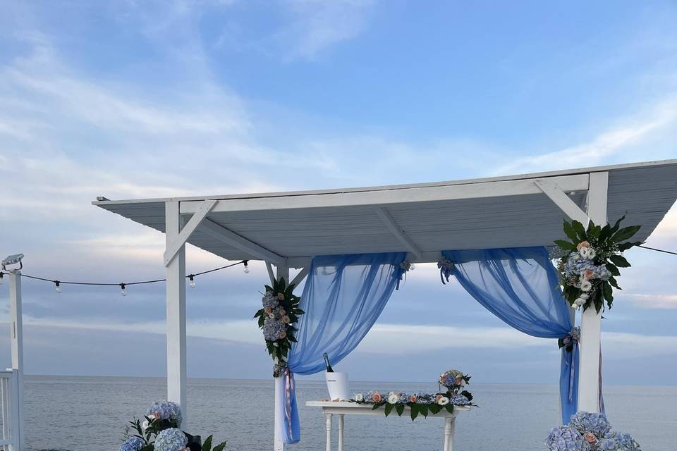 Matrimonio vista mare