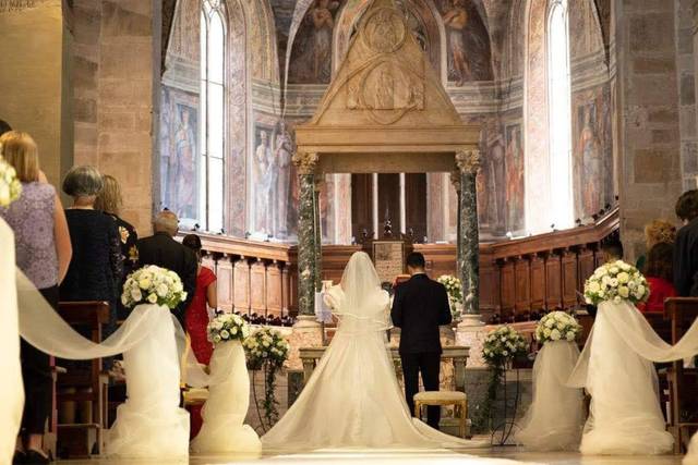 Allestimento navata Abbazia