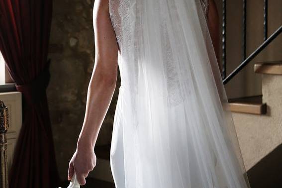 Ns sposa velo in tulle di seta