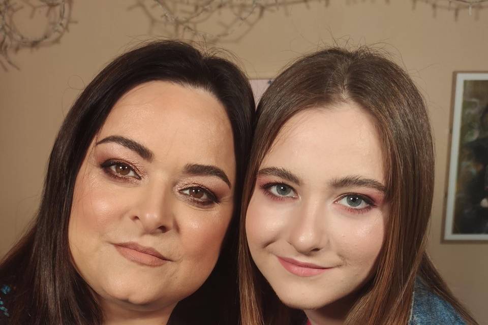 Trucco per la mamma e figlia