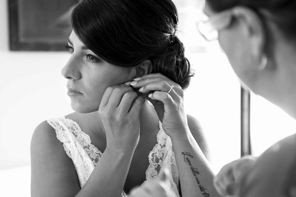 Preparazione sposa