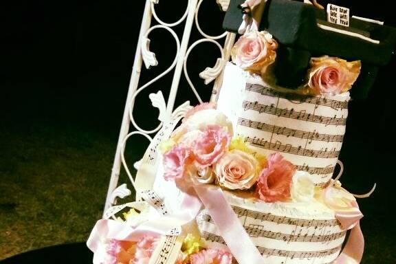 Wedding Music Cake