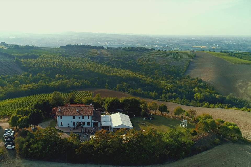 Villa dall'alto