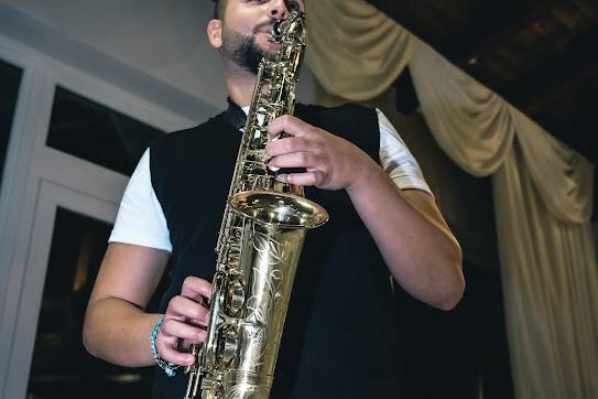 Il maestro al sax