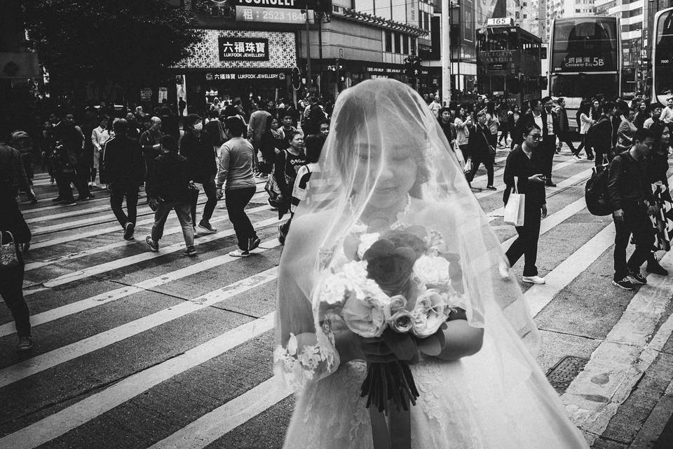 Bride in Hong Kong