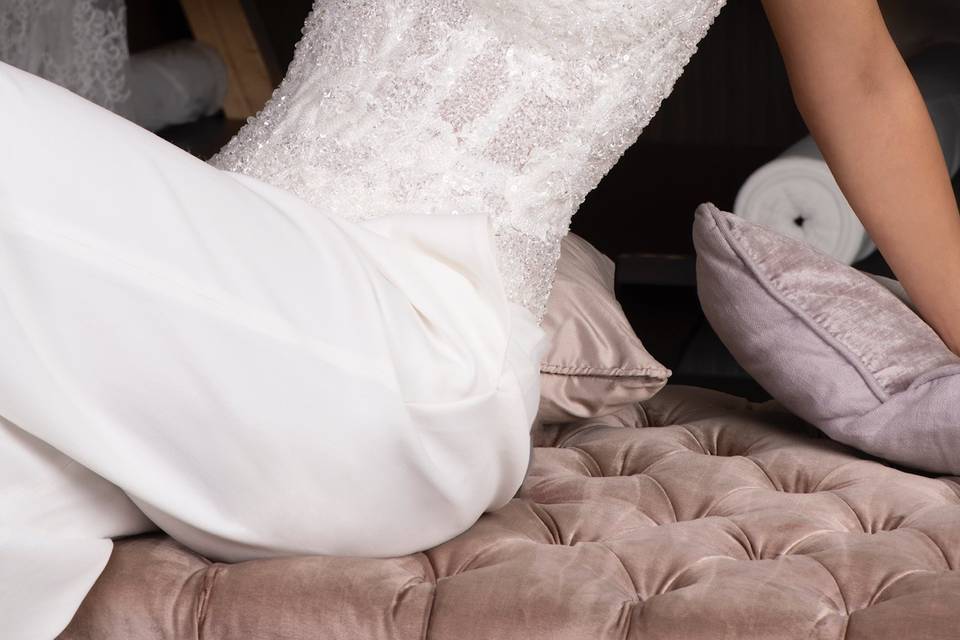 Modern bridal look