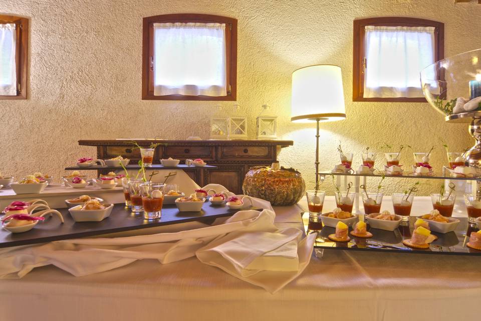 Buffet in barchessa