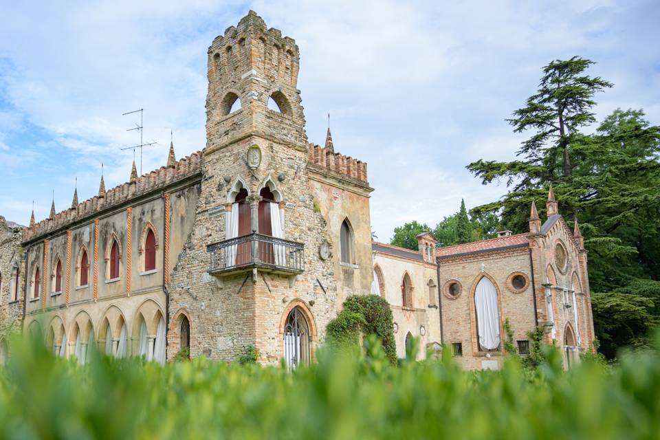 Il parco e il suo laghetto