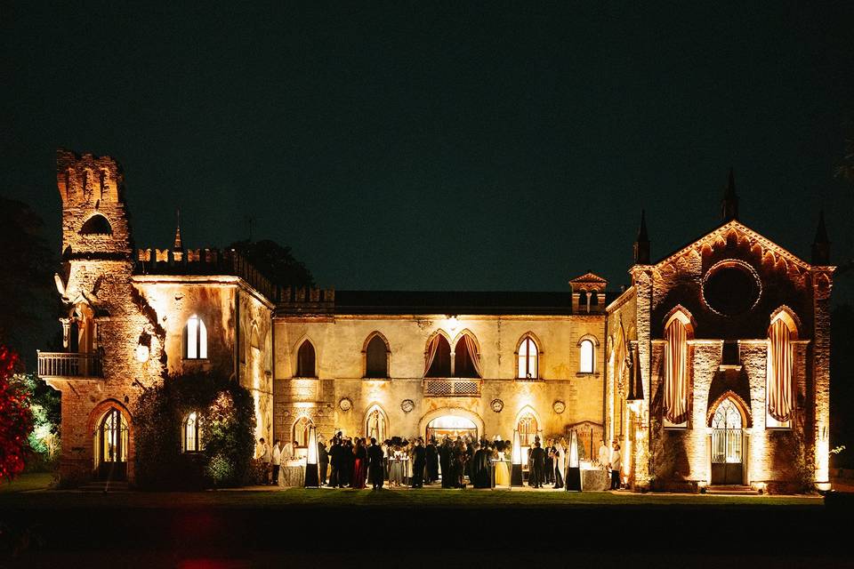 Villa illuminata