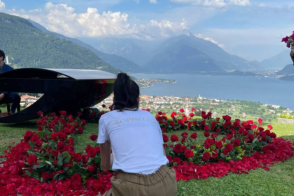 Wedding proposal - Como Lake