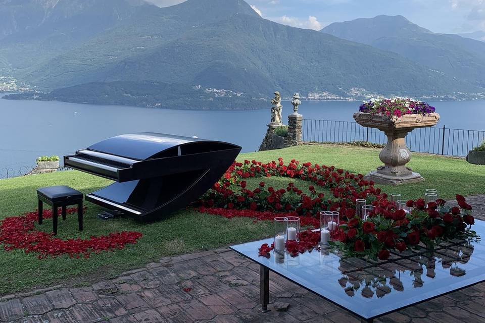 Wedding proposal - Como Lake