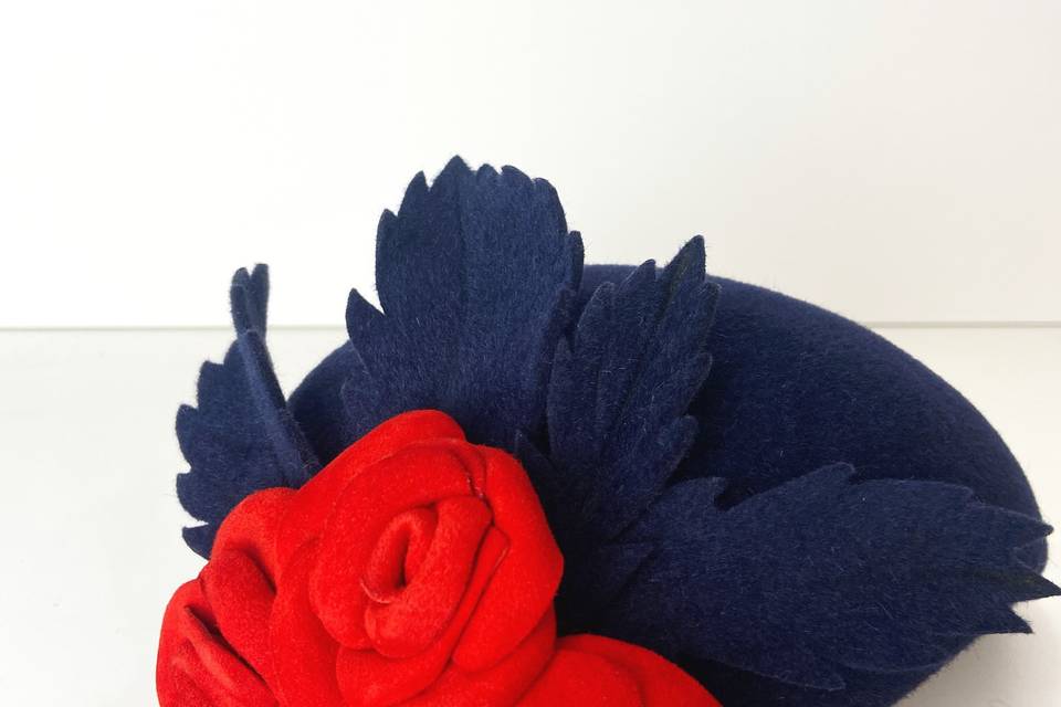 Fascinator in velour