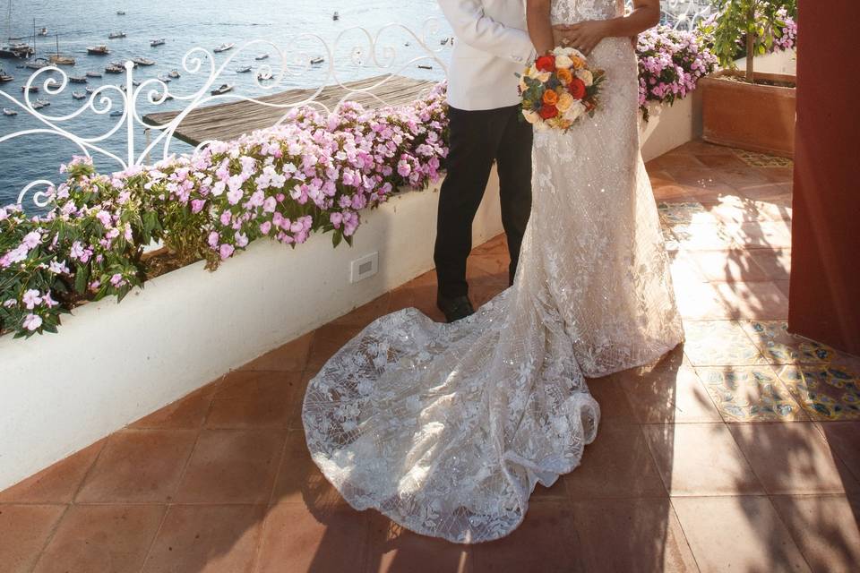 Colombian Wedding in Positano
