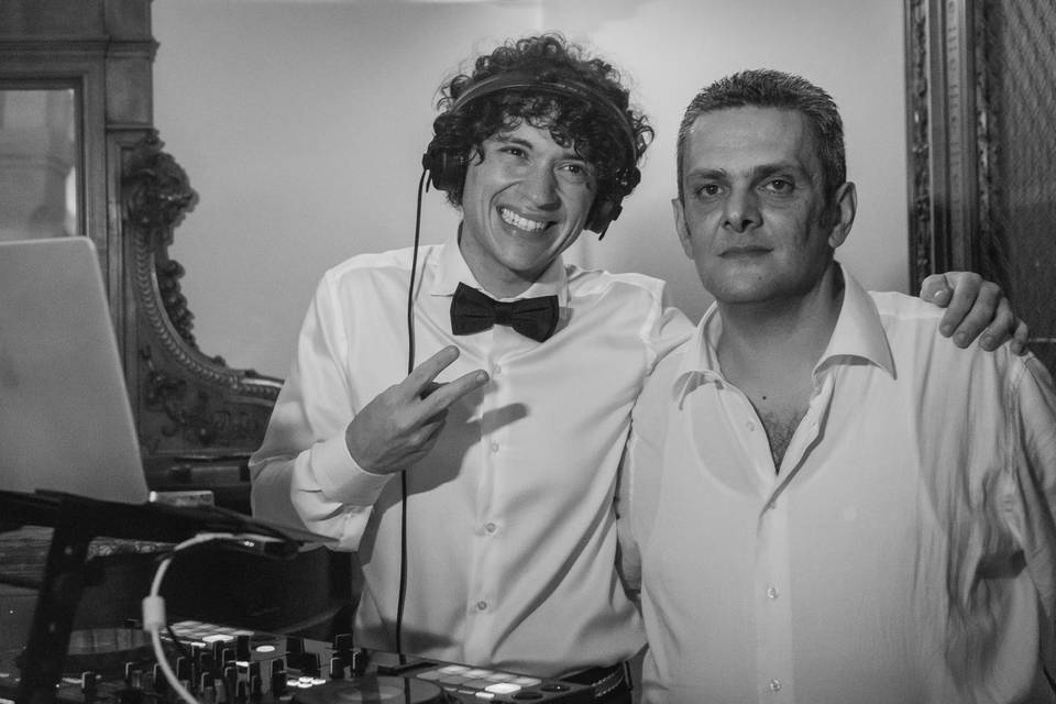 Con il tecnico audio/luci