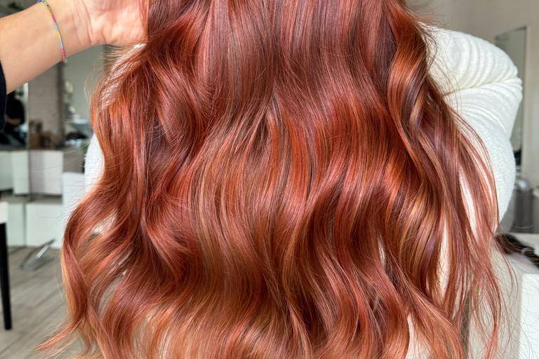 Red hair haircolor