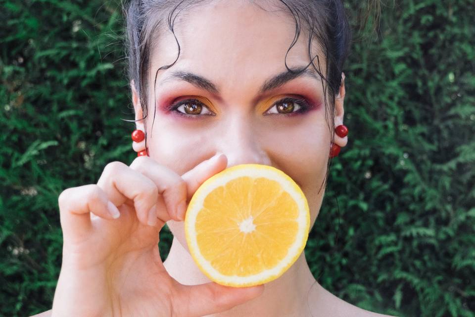 Make up per festa in piscina