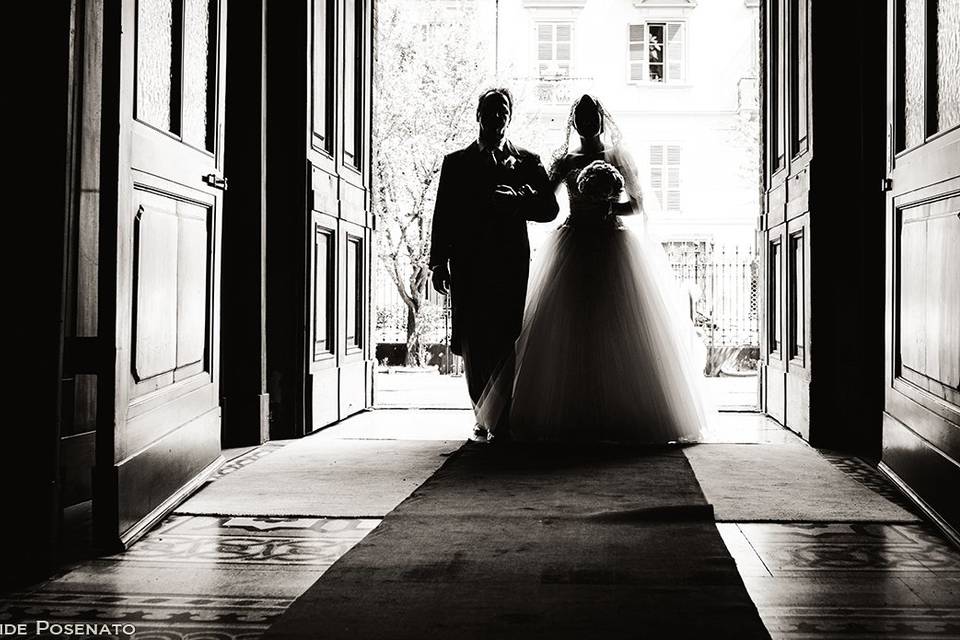 L'ingresso della sposa.