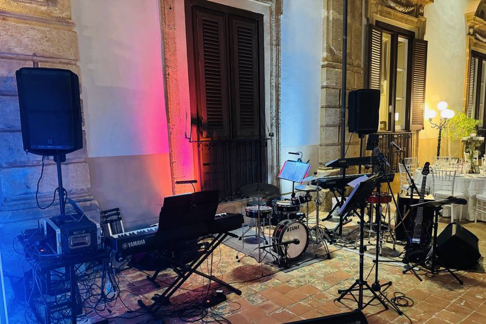 Postazione esterna band(cena)