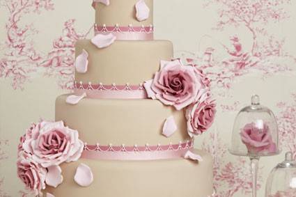 Wedding cake pink
