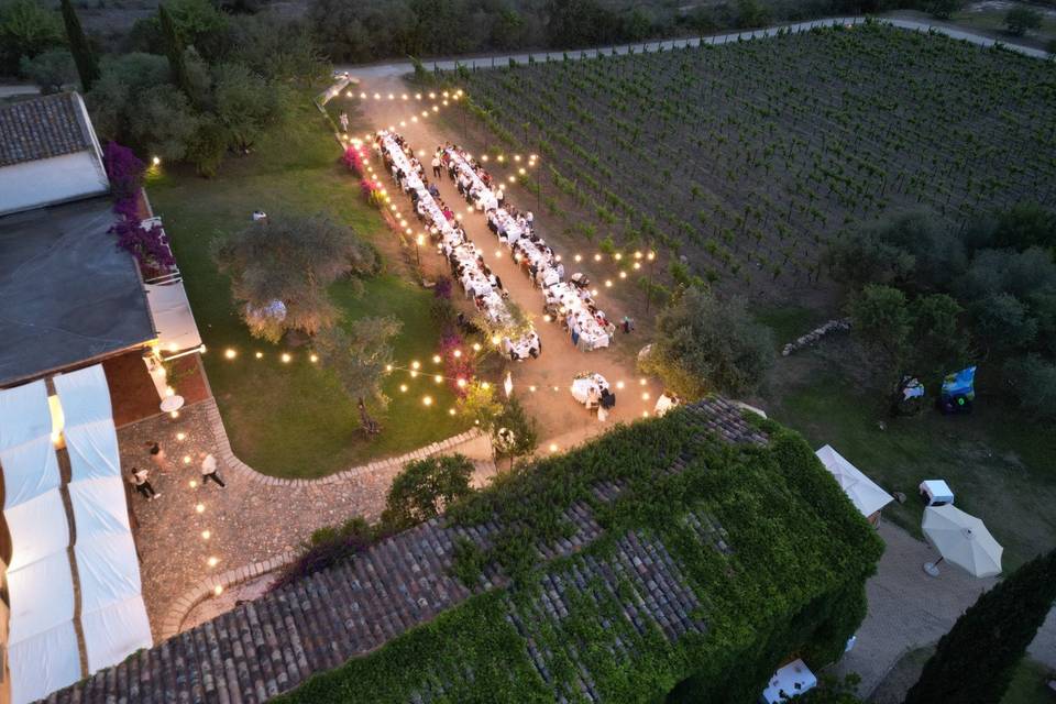 cena sotto le stelle